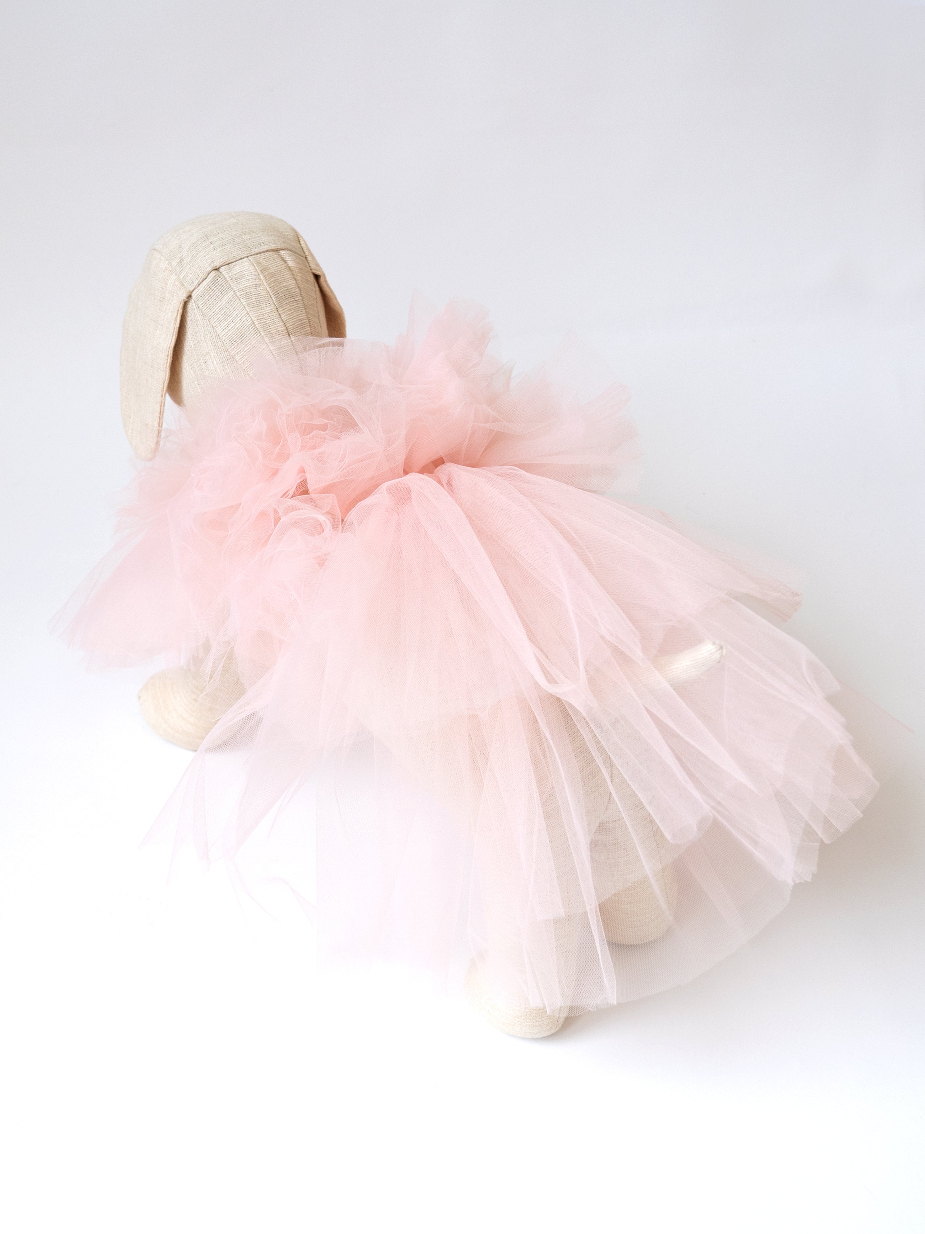 Ruffle Waves Tulle Gown